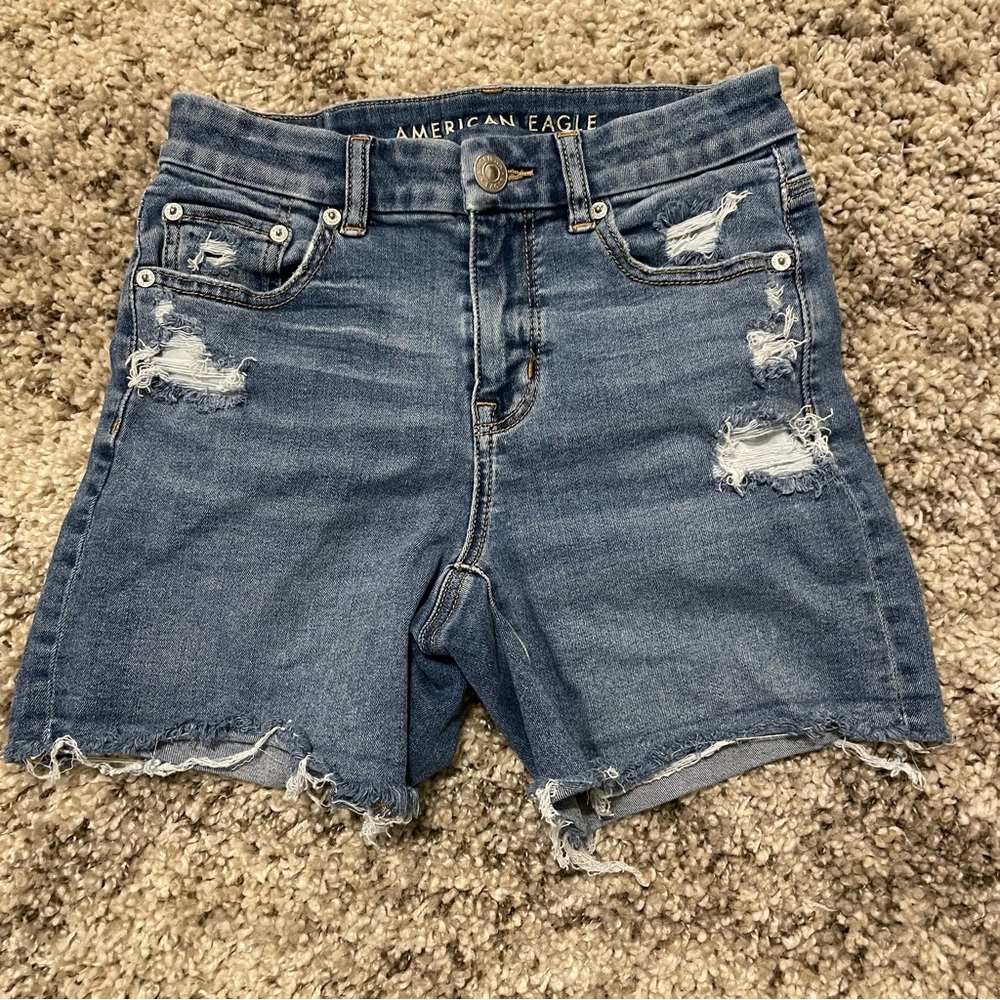 AE Dream‎ Curvy Denim Midi Short